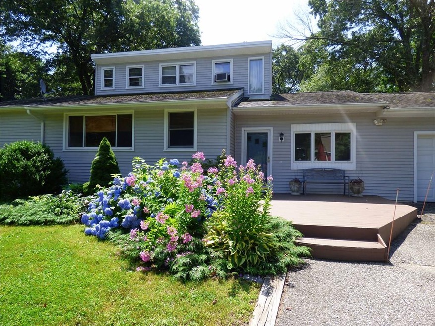 Inviting Front Entry with large Deck.