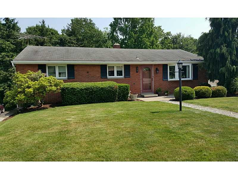 Exterior Front. All brick, one level, has an extre