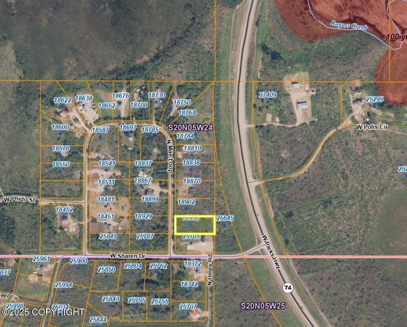 Aerial of area