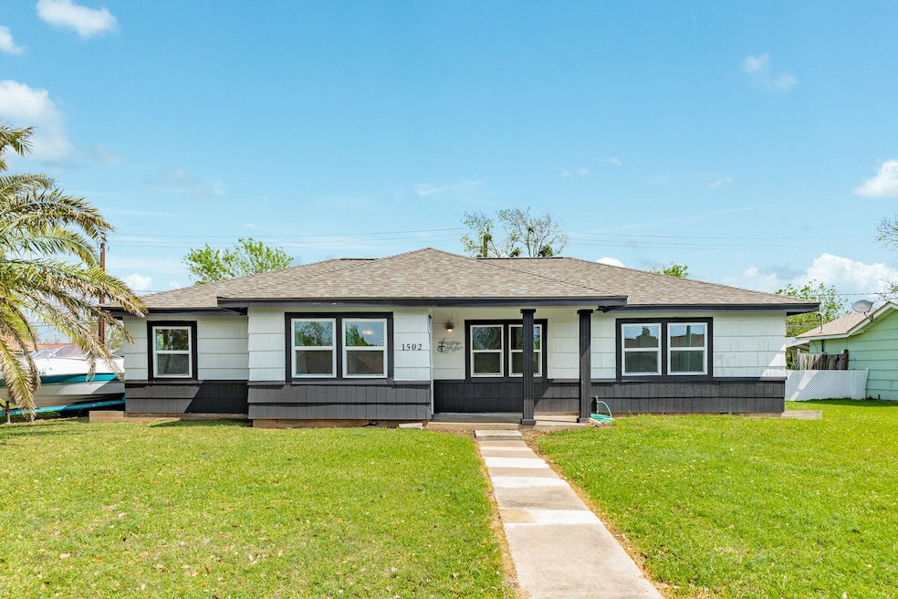 Classic black and white exterior update