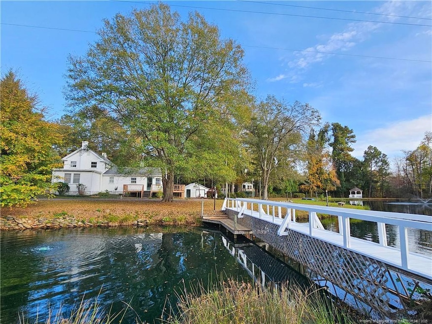Pond / Bridge View toward home.