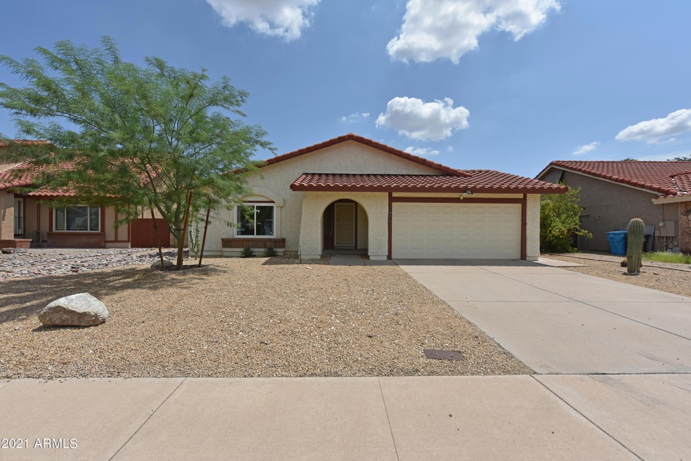 Front of residence