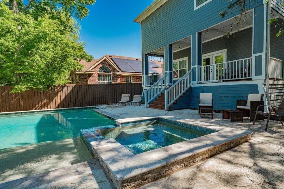 View of swimming pool with a patio and an in groun