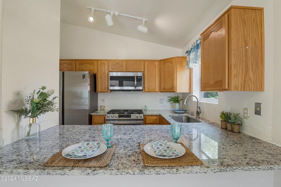 Beautiful Granite in Kitchen