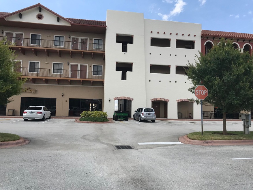 front of building