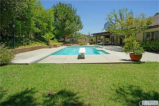 Amazing 12 foot deep pool with a diving board