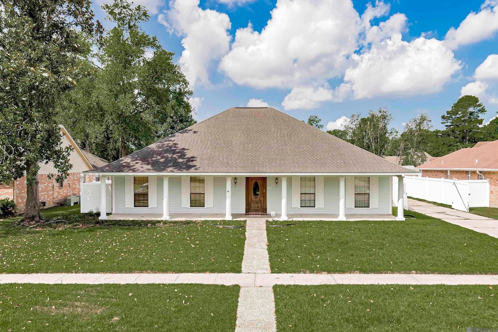Large front porch