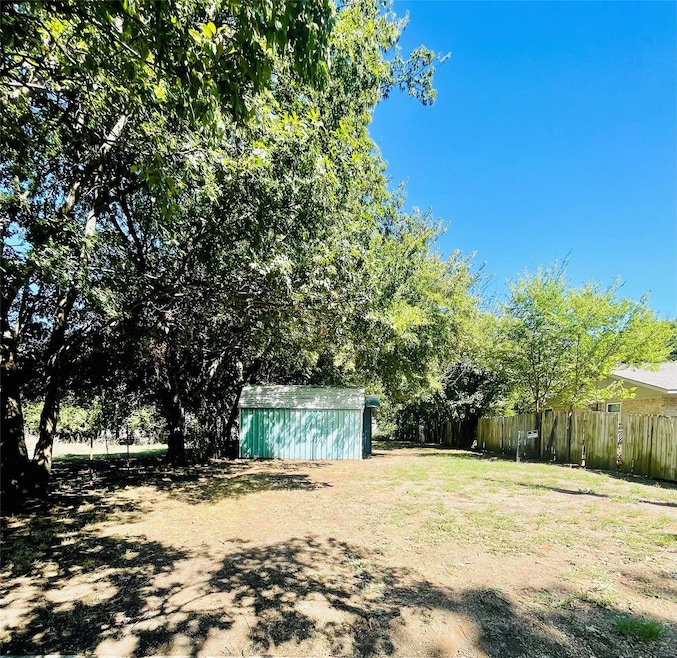 Front of lot