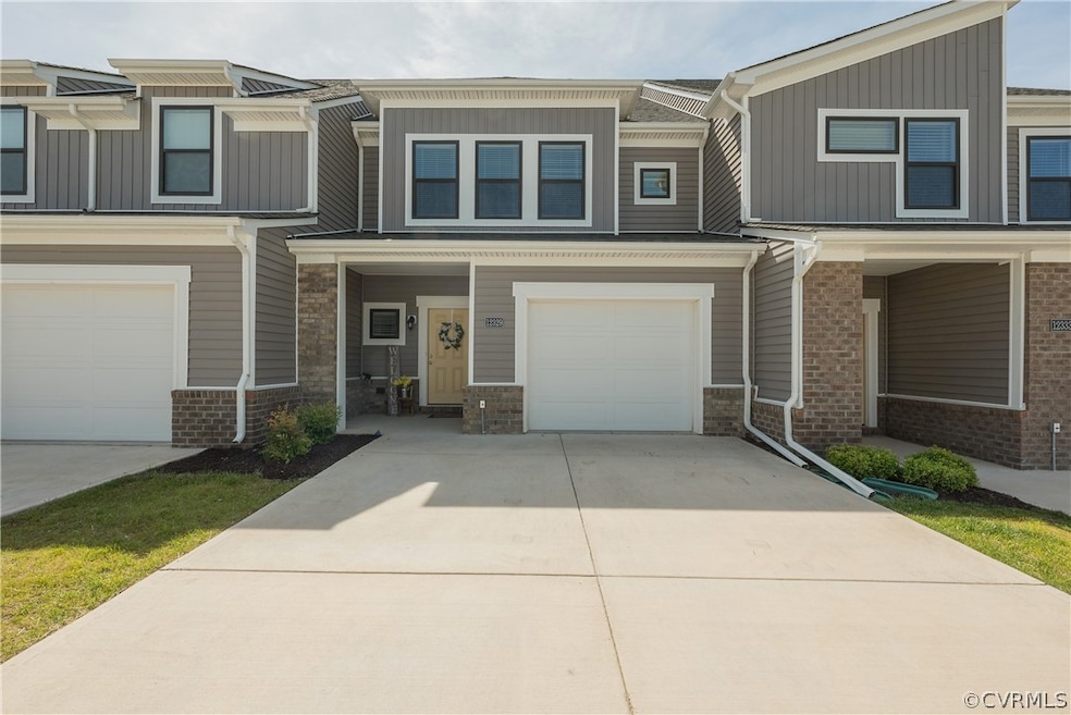Multi unit property featuring a garage