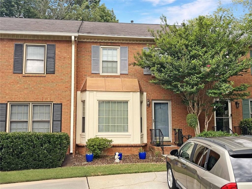 Four sided brick townhouse
