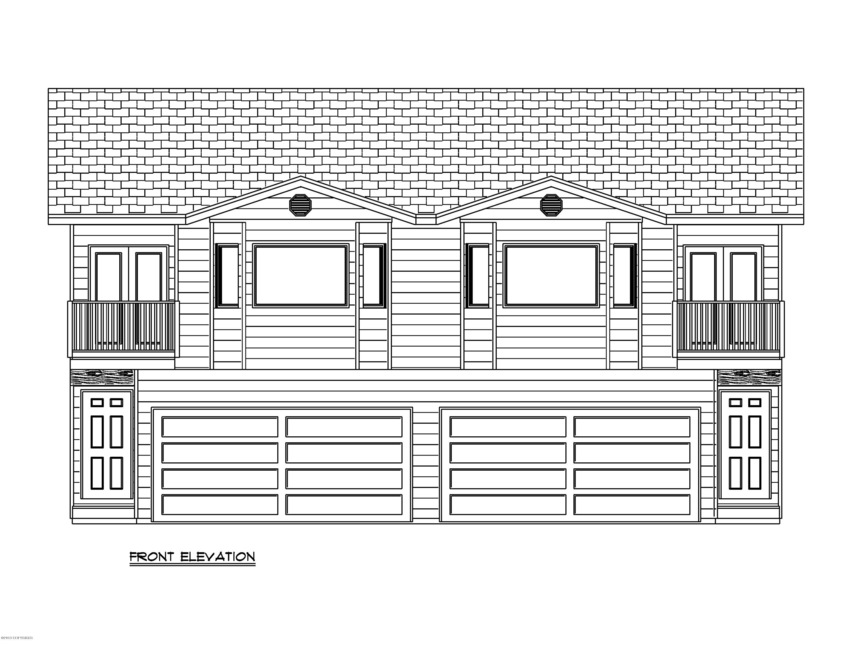 Front Elevation Galatea Duplex