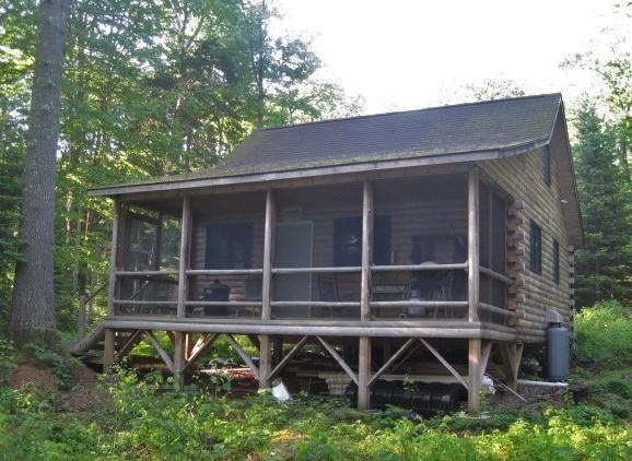 Attean camp front view