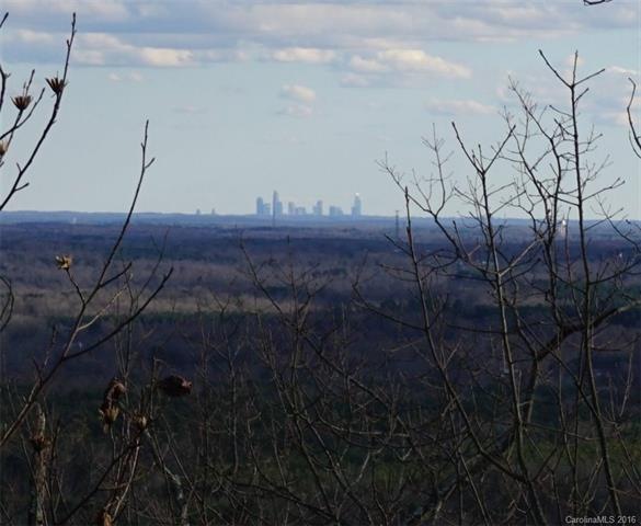 view from top of mtn of Charlotte skyline