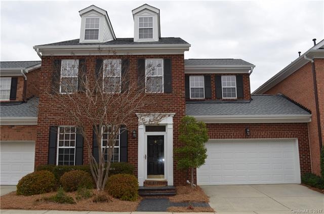 All Brick Town Home Front Elevation