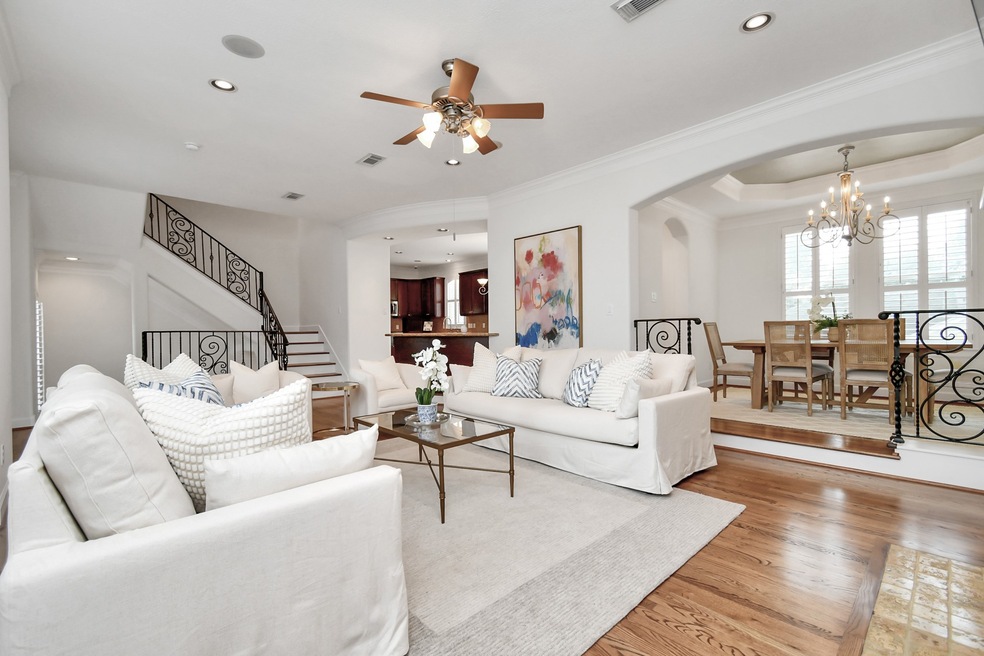 LIVING ROOM - This area is so inviting with gleami