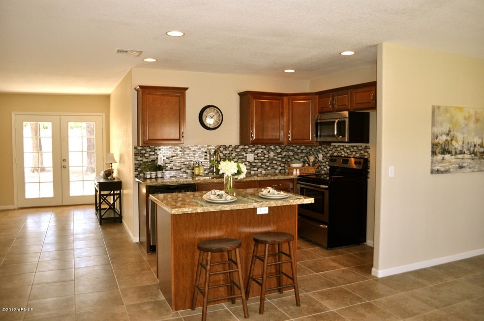 Great open kitchen.