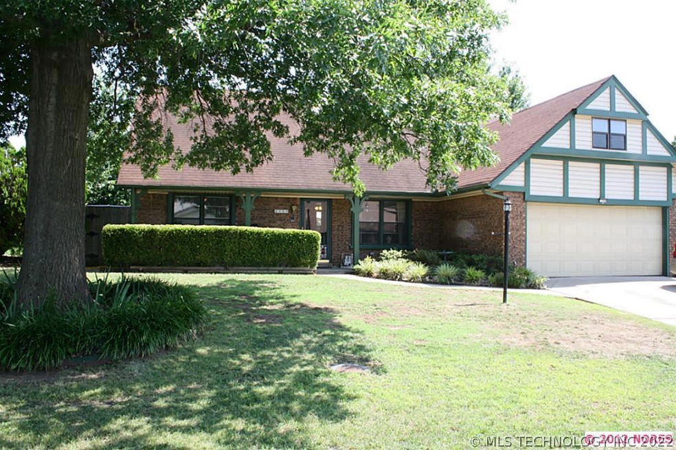 This north facing home sits on a corner lot and ha