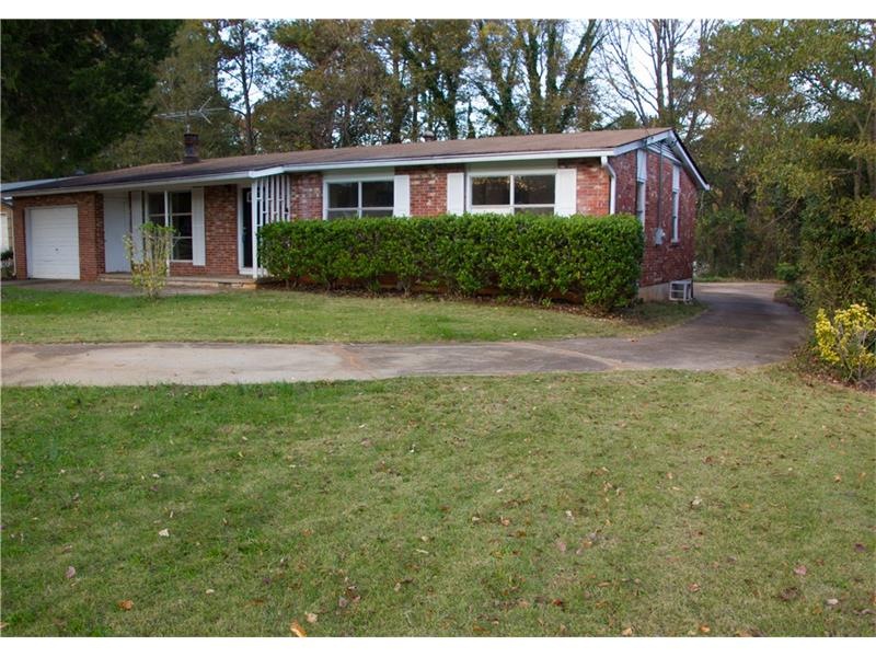 4 Sided Brick home, single car garage with drive a