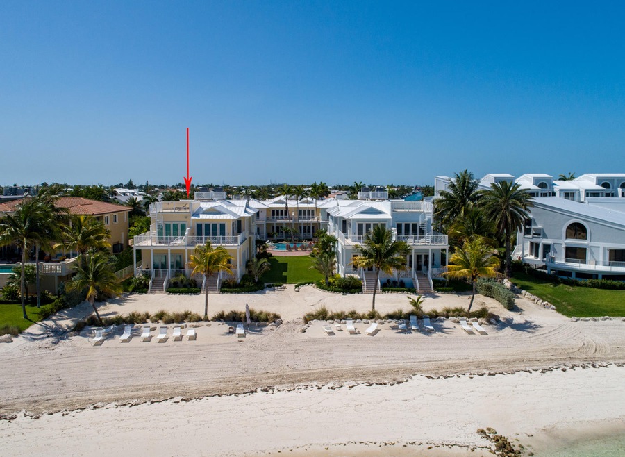 Aerial Beach To Townhome