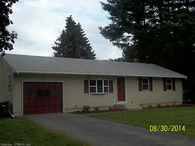 Exterior Front. Brand new vinyl siding, windows, a