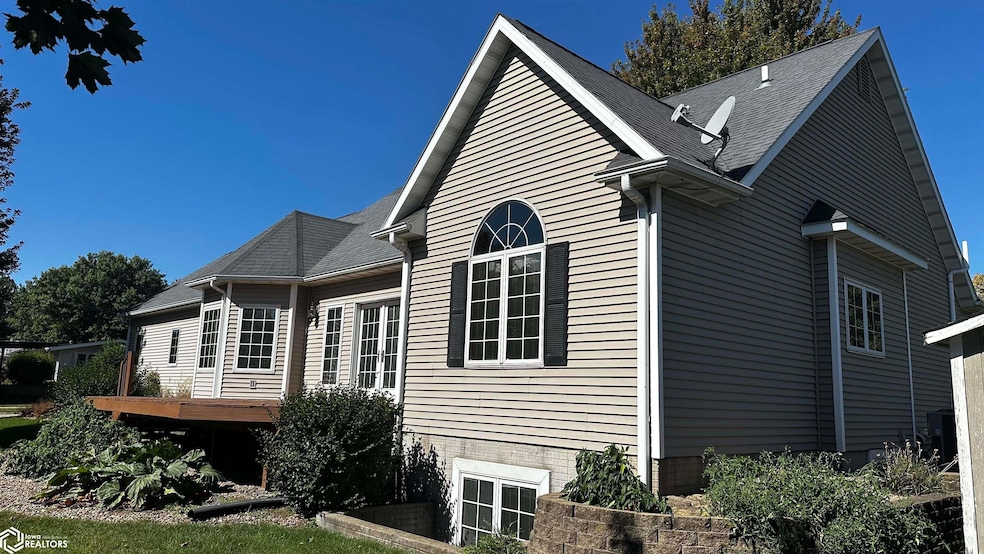 South side of home