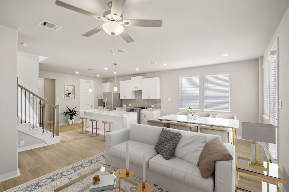 Photo is not of the actual home but is an inspirational photo of builder's model home and may depict options, furnishings, and/or decorator features that are not included.