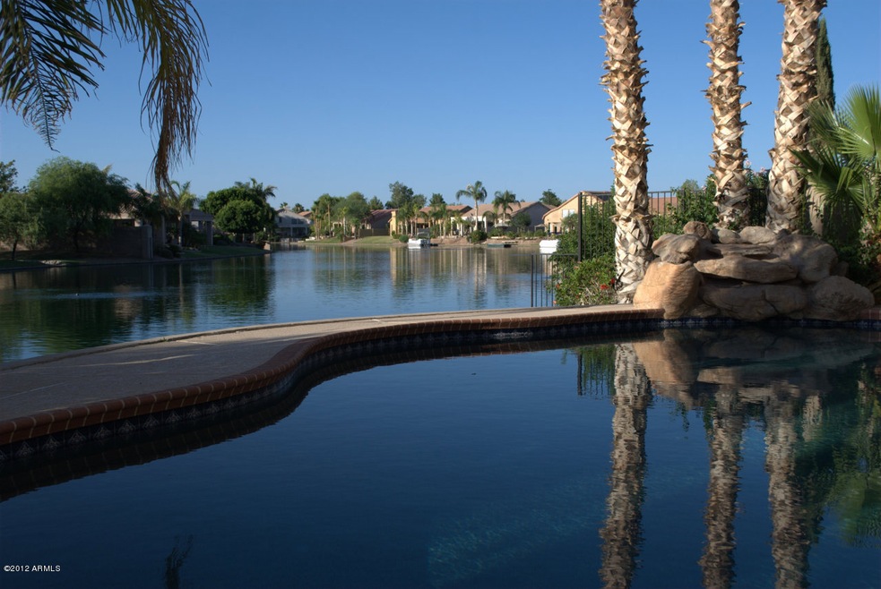 Pool and Rock water fall