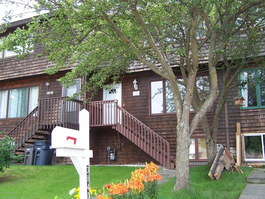 View from front curb along Carleton Ave