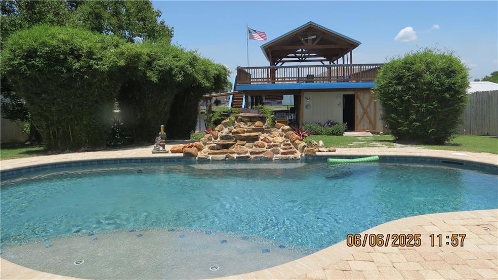 Salt water inground pool