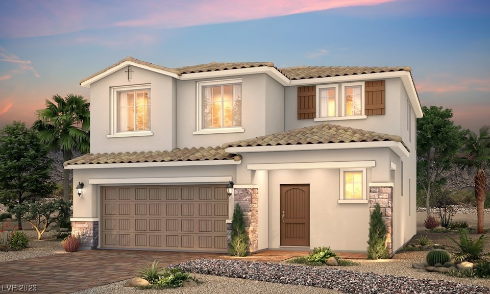 Plan 1943 - Tuscan Elevation ~ Rendering