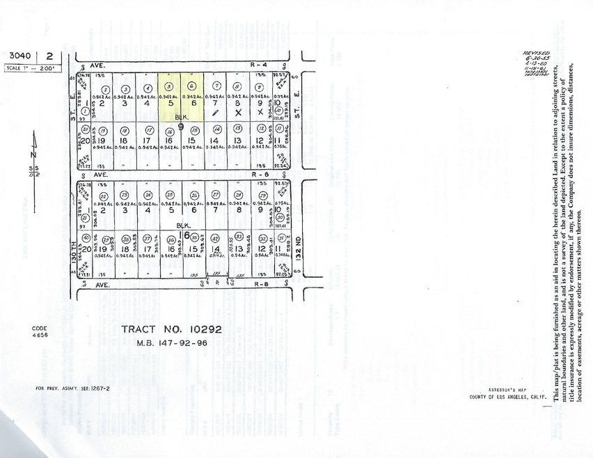 APN 3040-002-005 and 006