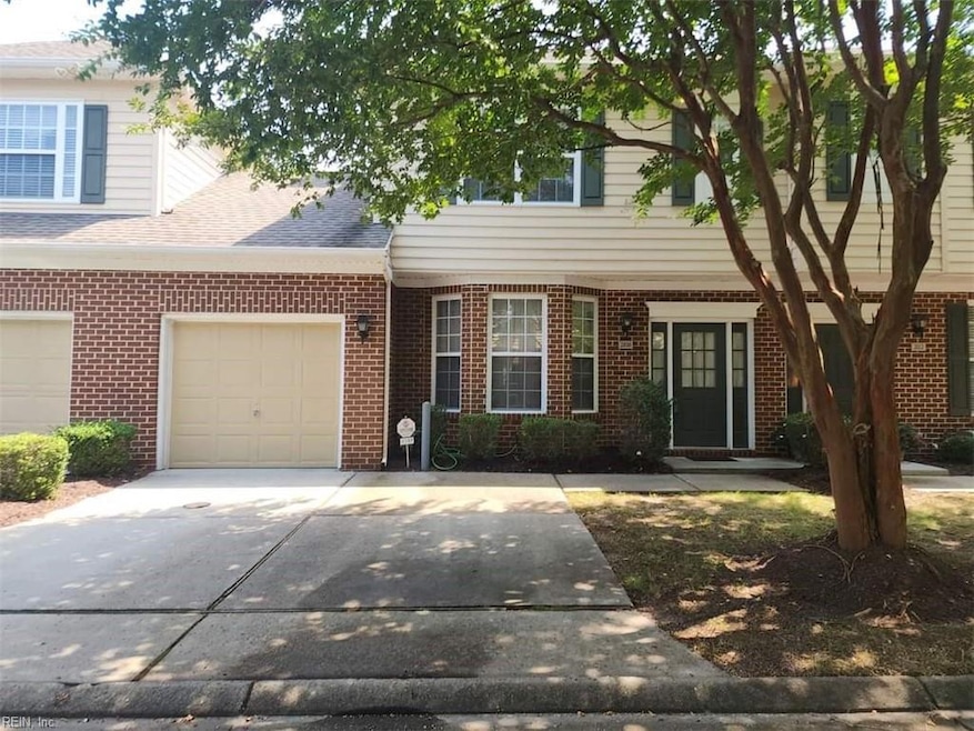 Inviting entrance. Oversize 1 car garage.