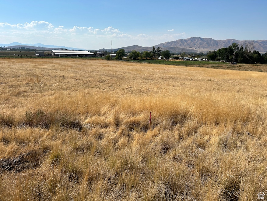 Mountain view with rural landscape
