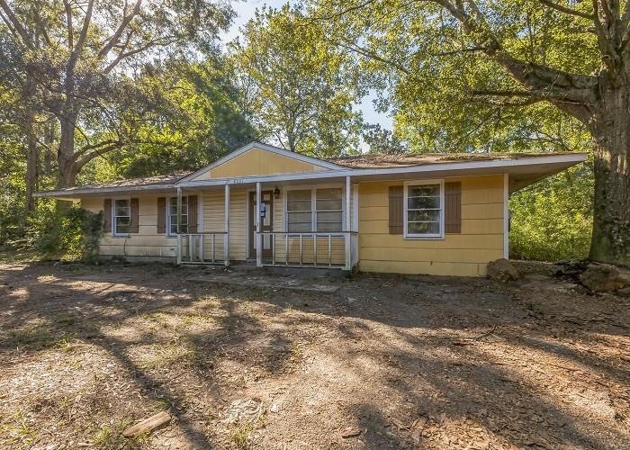 View of front of home with a porch