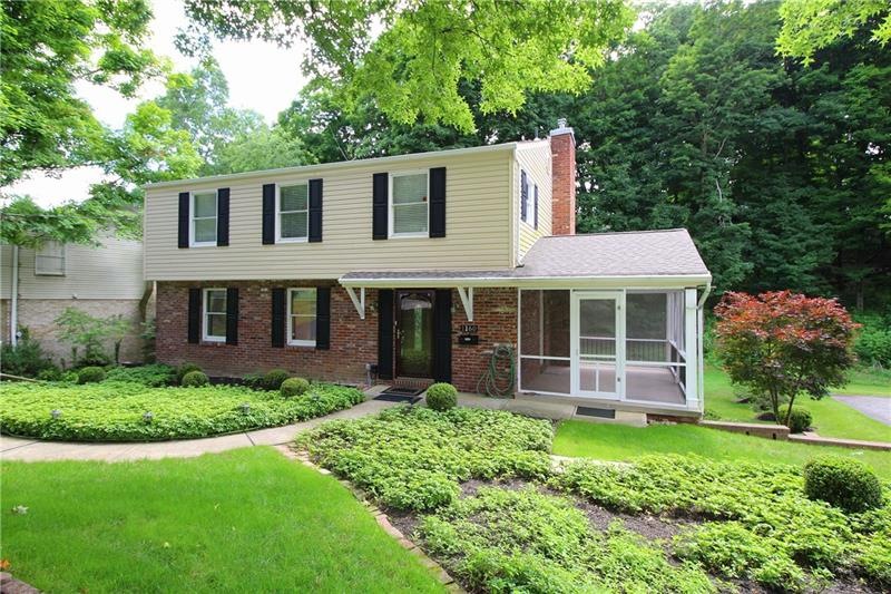 Well maintained two story colonial in a lovely tre