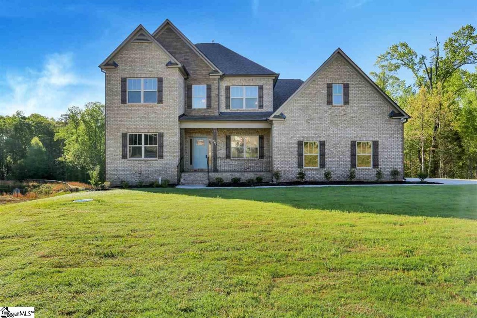 Full brick exterior on corner cul-de-sac site with