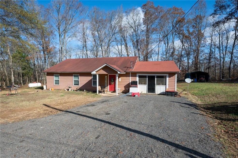 View of single story home