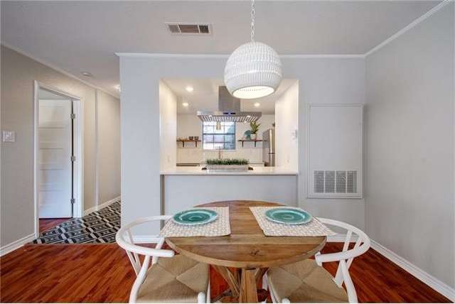 Completely redone!  Gorgeous kitchen and cool, funky tile.