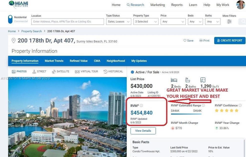 Sold $430,000 • Co-Listing Agent