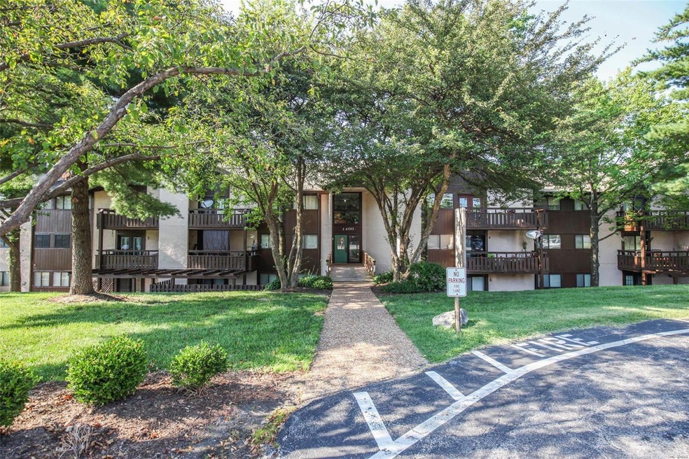View of front of condo