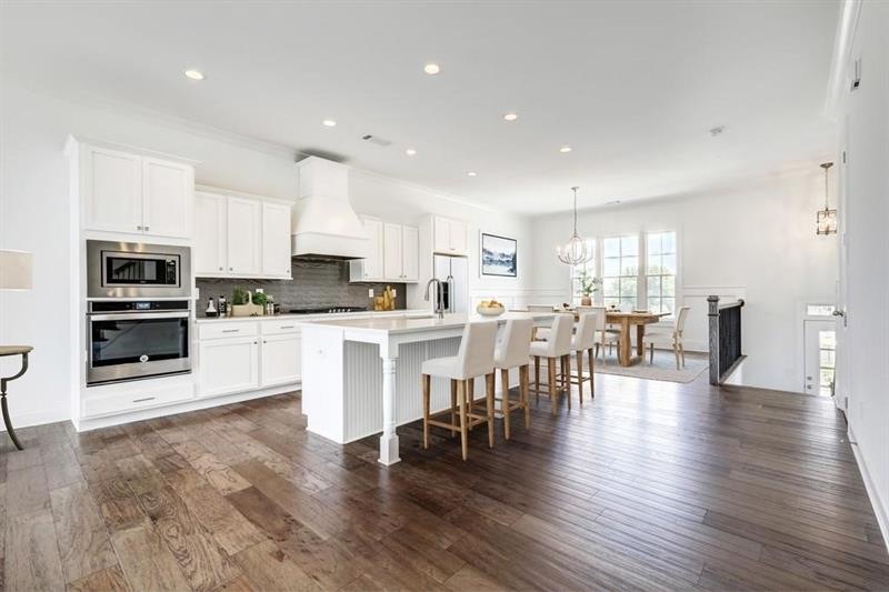 Virtually Staged Model Home Residence