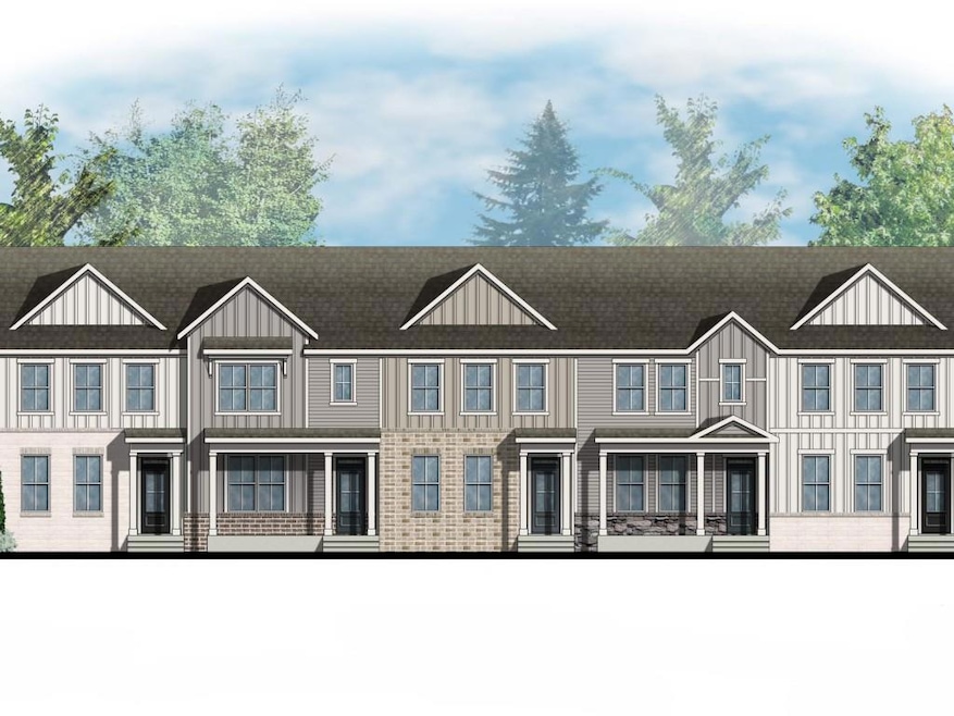 Addington townhome rendering at Waypoint