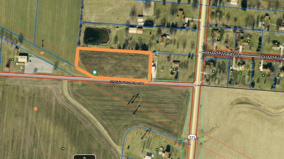 Musselman Road Aerial Map
