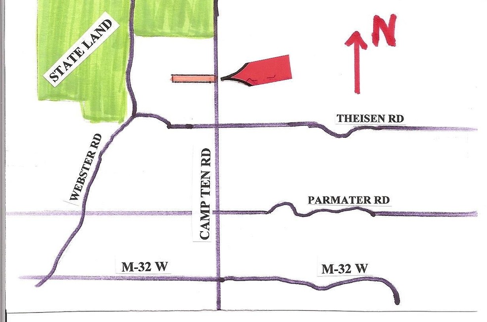 Camp Ten (15 acres) directions