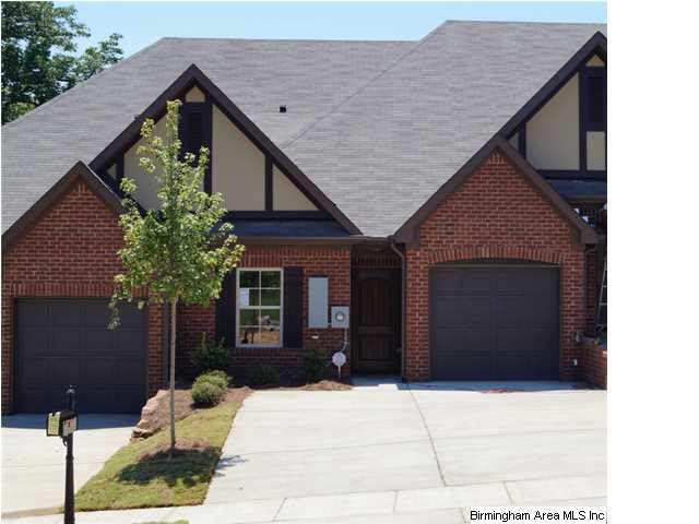 One-level townhome with 1-car garage