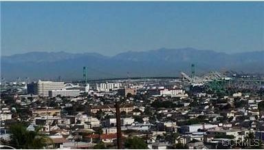View North towards Downtown L A. Note St. Vincent 