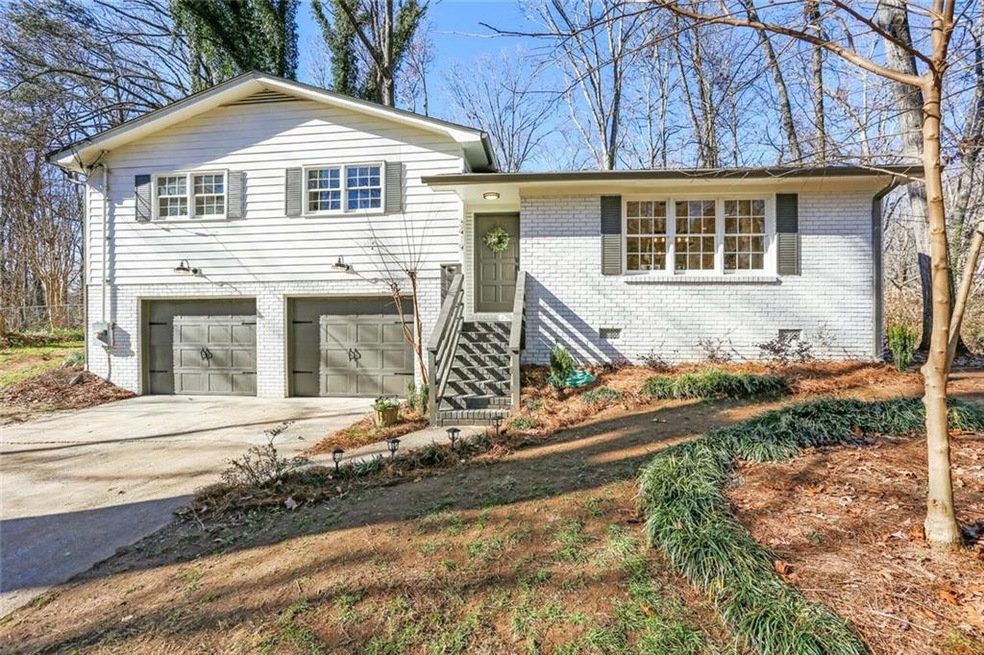 Beautifully renovated home on a private, wooded an