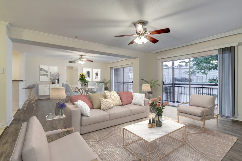 The foyer opens into this very spacious open conce