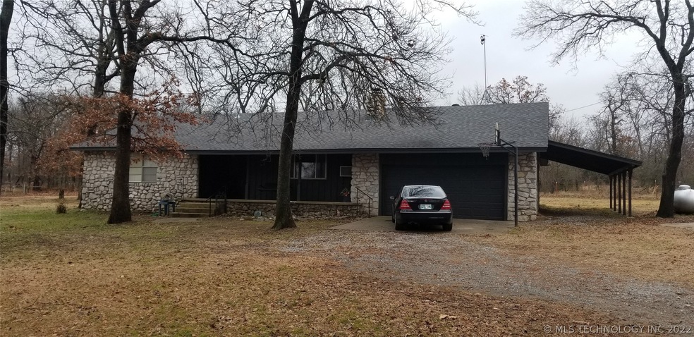 Fresh exterior paint on this country home, still p