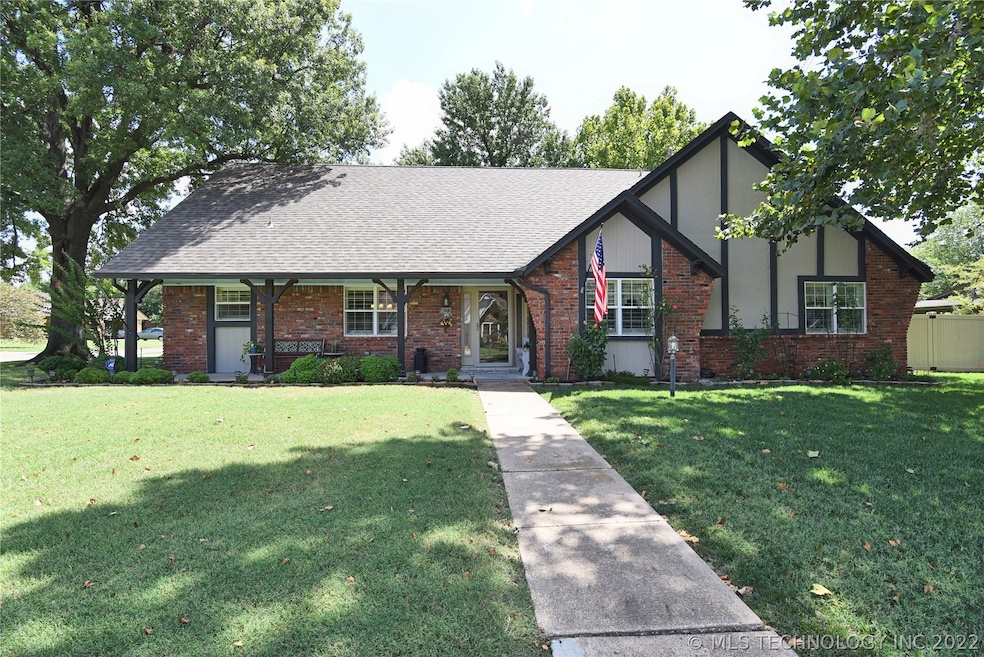 Nice corner lot for this home with many updates.
